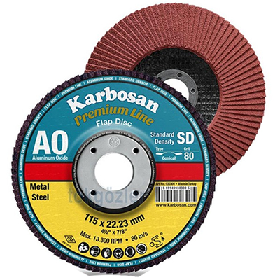  Karbosan Flap Disk Alüminyum 